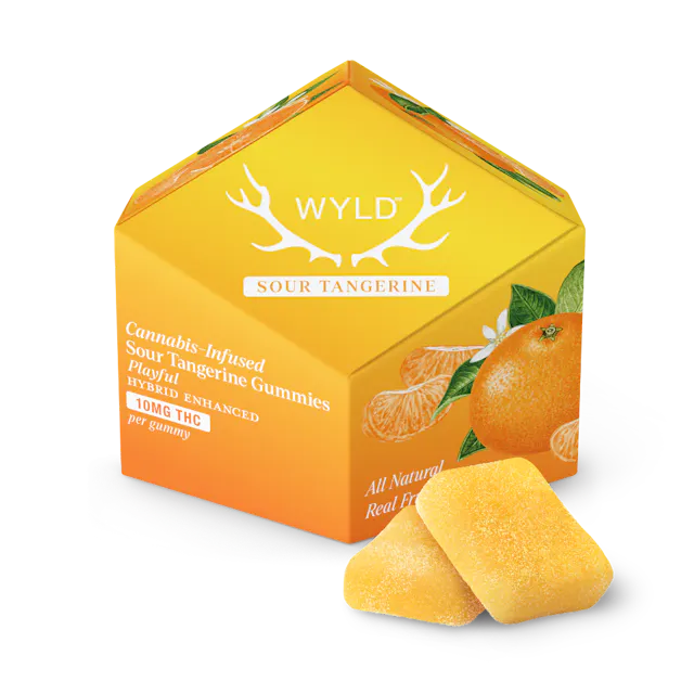 Wyld Sour Tangerine Hybrid Enhanced Gummies
