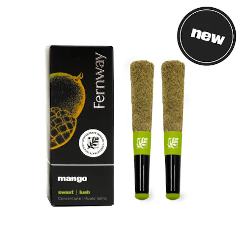 Fernway Mango 0 5g Diamond Infused Pre Roll 2pk ~1g • Ethos Cannabis