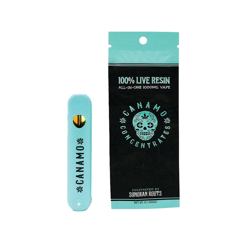 Canamo Concentrates All-In-One Live Resin Disposable : Chocolate Truffle