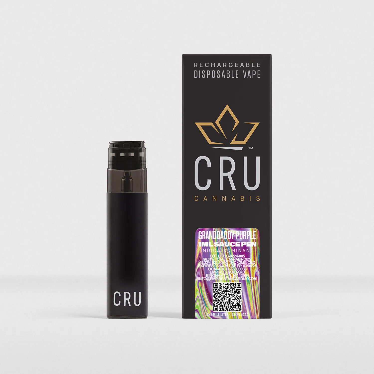 Granddaddy Purple | Disposable Sauce Vape | Strain Stars - Riverhead