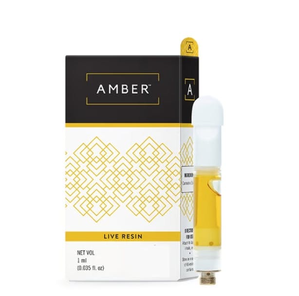 Product CC Amber Live Resin Cartridge - Cross of the Titans F2 .5g
