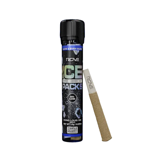 King Louis XIII – Infused Ice Packs (Rosin Hash and Diamonds) 1g-active