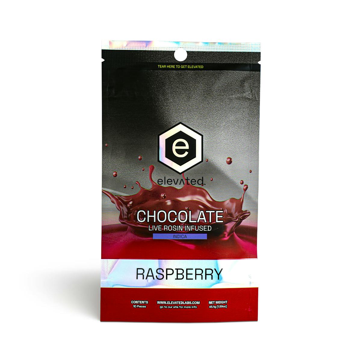 Photo of Raspberry Chocolate Rosin Bar – 100mg