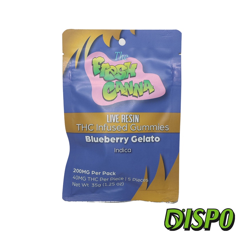 Fresh Canna - Blue Raspberry 200mg Gummies