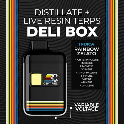Certified: Rainbow Zelato LRT – Deli Box 1g-1
