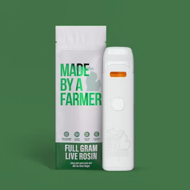 Product: Made by a Farmer | Live Rosin Disposable - 1g - Strawnana