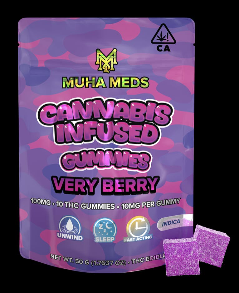 Product: Muha Meds | Mambas Gummies - 200mg - Very Berry