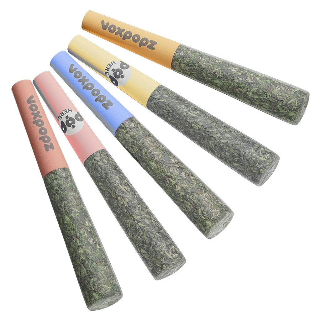 Vox Popz | Taster Pack Crushable Infused Pre-Roll | 5x0.5g|HYBRID 