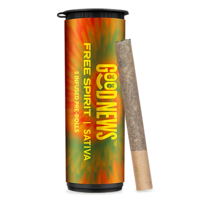 Product Free Spirit Infused Pre Roll 5 Pack