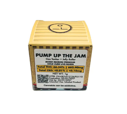 Olio | Pump Up The Jam | Cold Cure Live Rosin | Hybrid-1