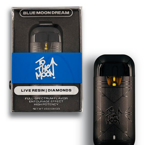 Product To The Moon - Blue Moon Dream - 1g - Live Resin + Diamonds AIO