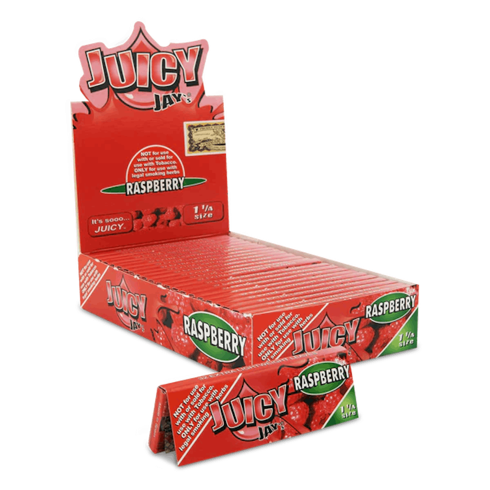 Product Juicy Jay's Rolling Papers | 1 1/4" 32pk | Raspberry