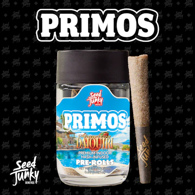 Seed Junky - 5-Pack .6g Bubble Hash Infused Prerolls  - Strawberry Daiquiri - PRE_ROLLS by Seed Junky at King of Budz