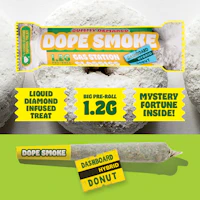 DOPE SMOKE | Dashboard Donut | Liquid Diamond Infused Joint | 1.2G - product image at King of Budz