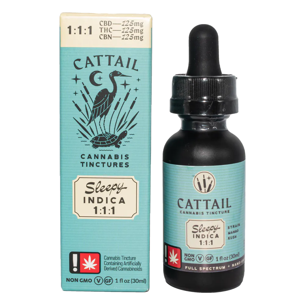 Cattail - Sleepy - Tincture CBN 1:1:1 Indica | Nectar - Barbur