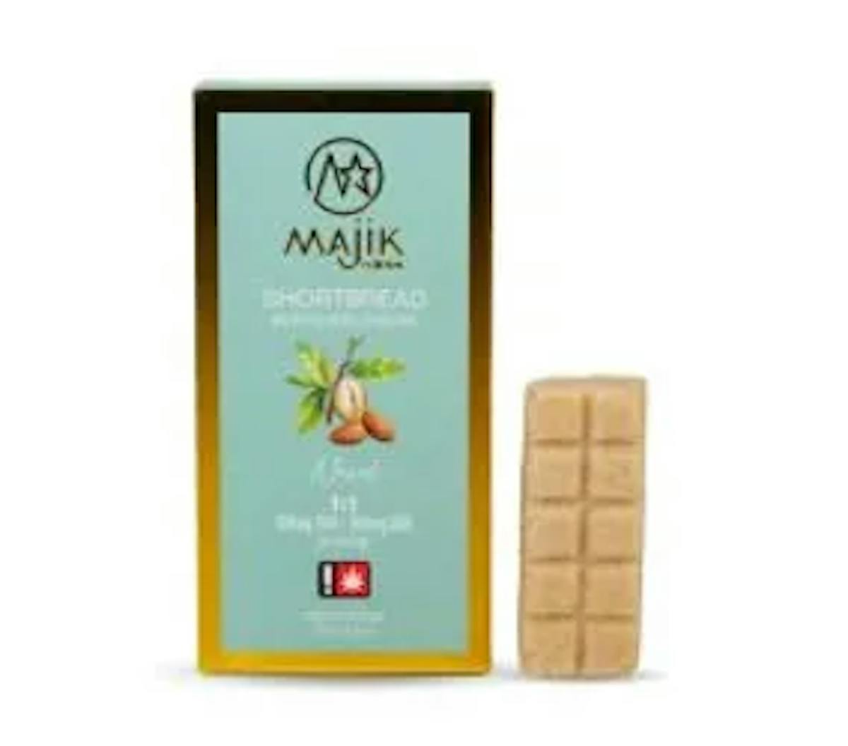 Photo of Majik 100mg 1:1 THC:CBD ALMOND Live Hash Rosin Shortbread Cookie