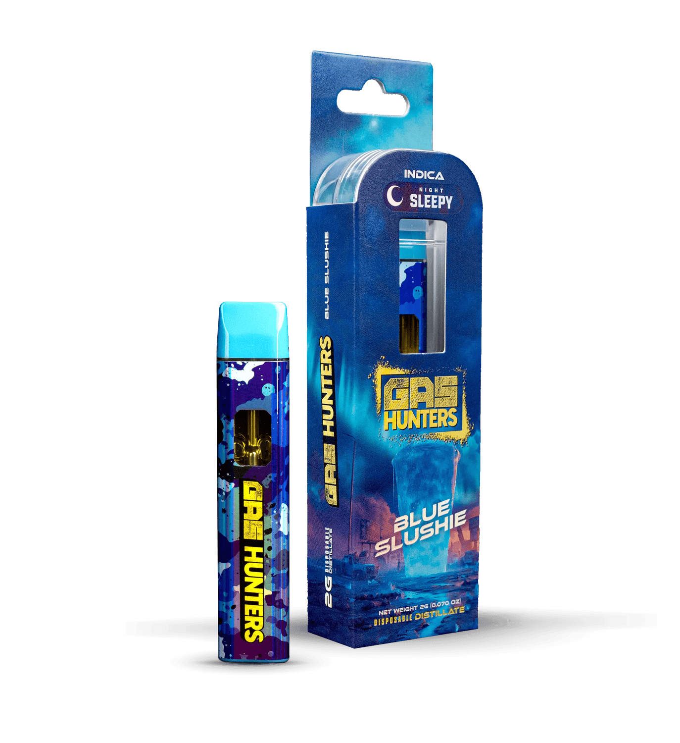 Gas Hunters | Disposable Vape - 2g - Blue Slushie