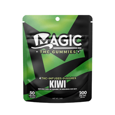 Product: Magic Chews | Kiwi Gummies | 200mg