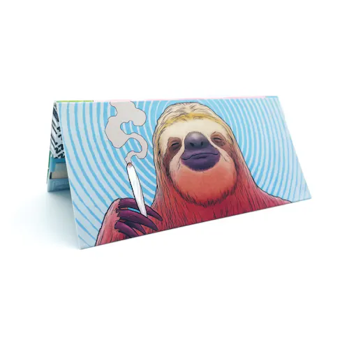 King Size Rolling Papers w/Tips  | Stoner Sloth-active