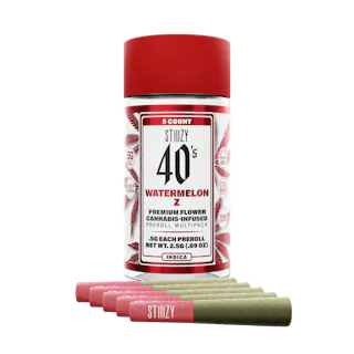 Watermelon Z 40's Infused Pre-Roll 0.5g 5-pack | 2.5g