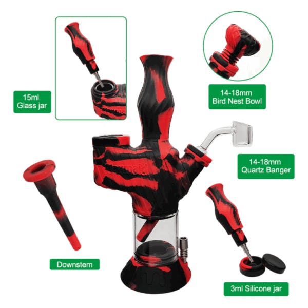 Waxmaid | Soldier 2 in 1 Water Pipe & Nectar Collector | Assorted Colors