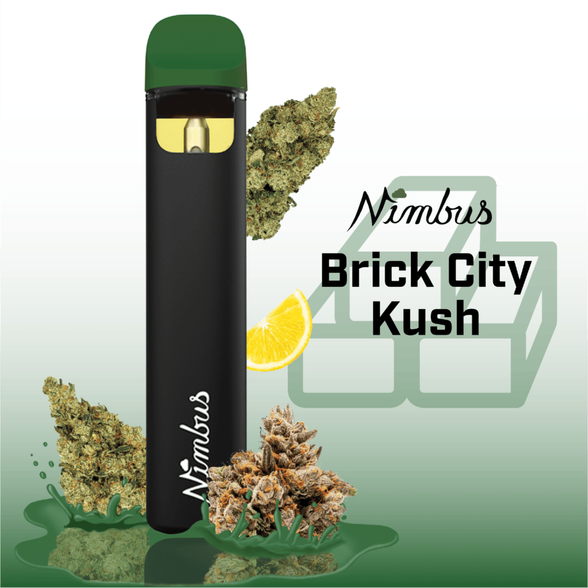 Brick City Kush Disposable Vape 0.5g (I) | Northeast Alternatives -  Hamilton - Adult Use