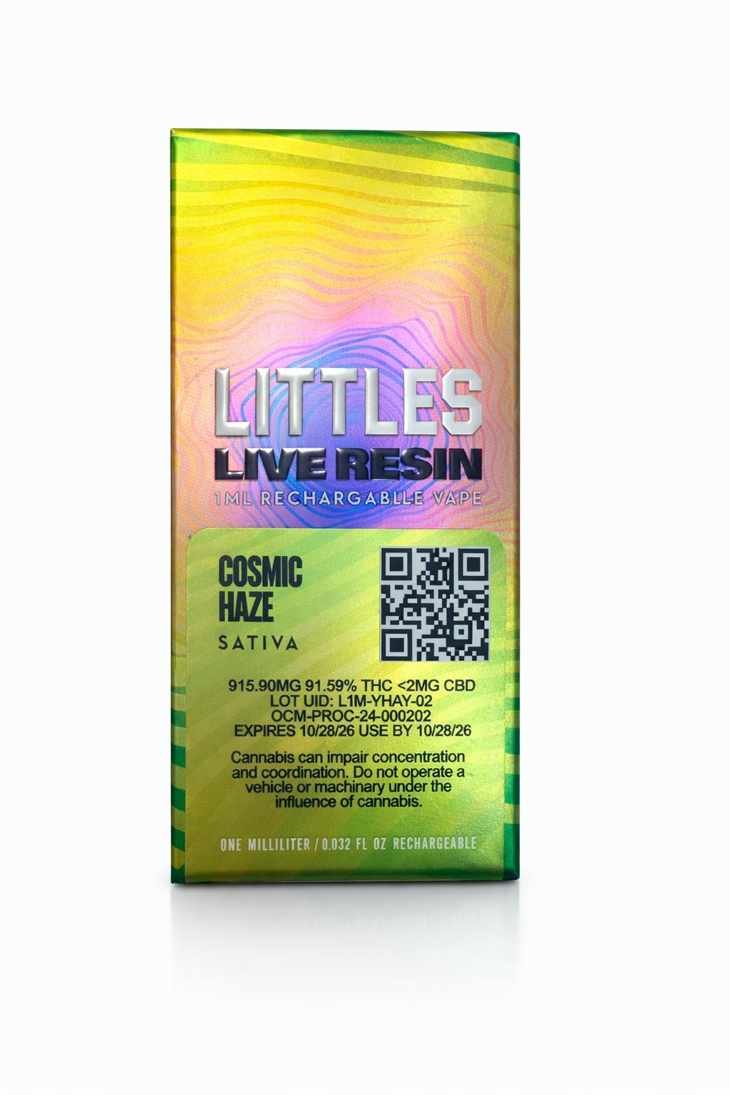 littles vape disposable Littles Cosmic Haze | Live Resin Vape