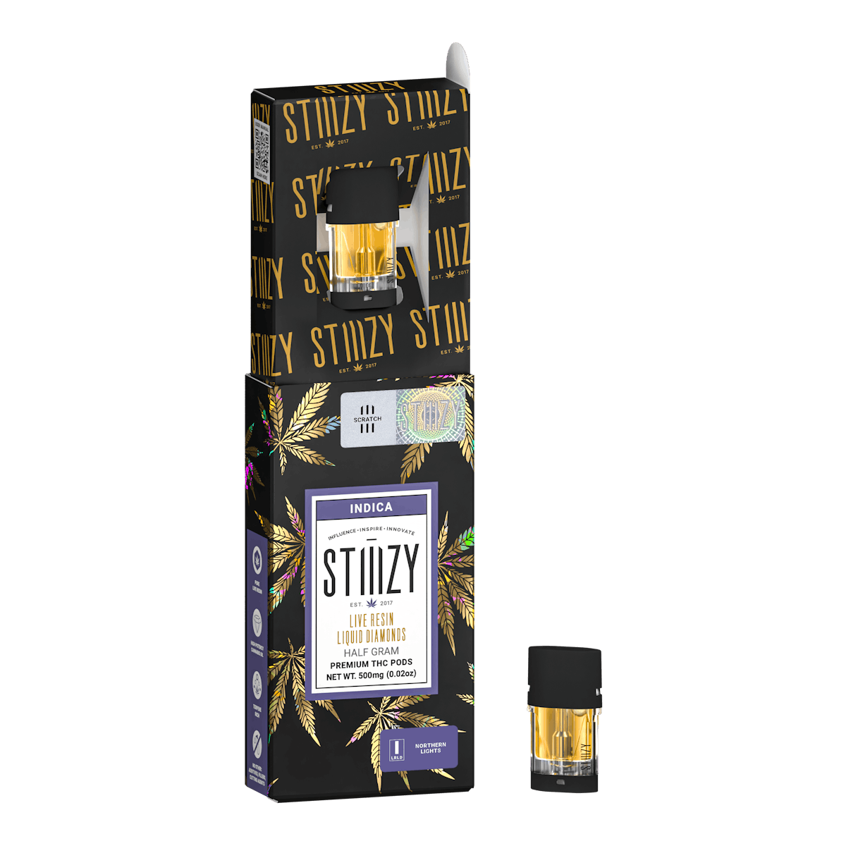 Photo of STIIIZY | Northern Lights | Live Resin Liquid Diamonds | Pod