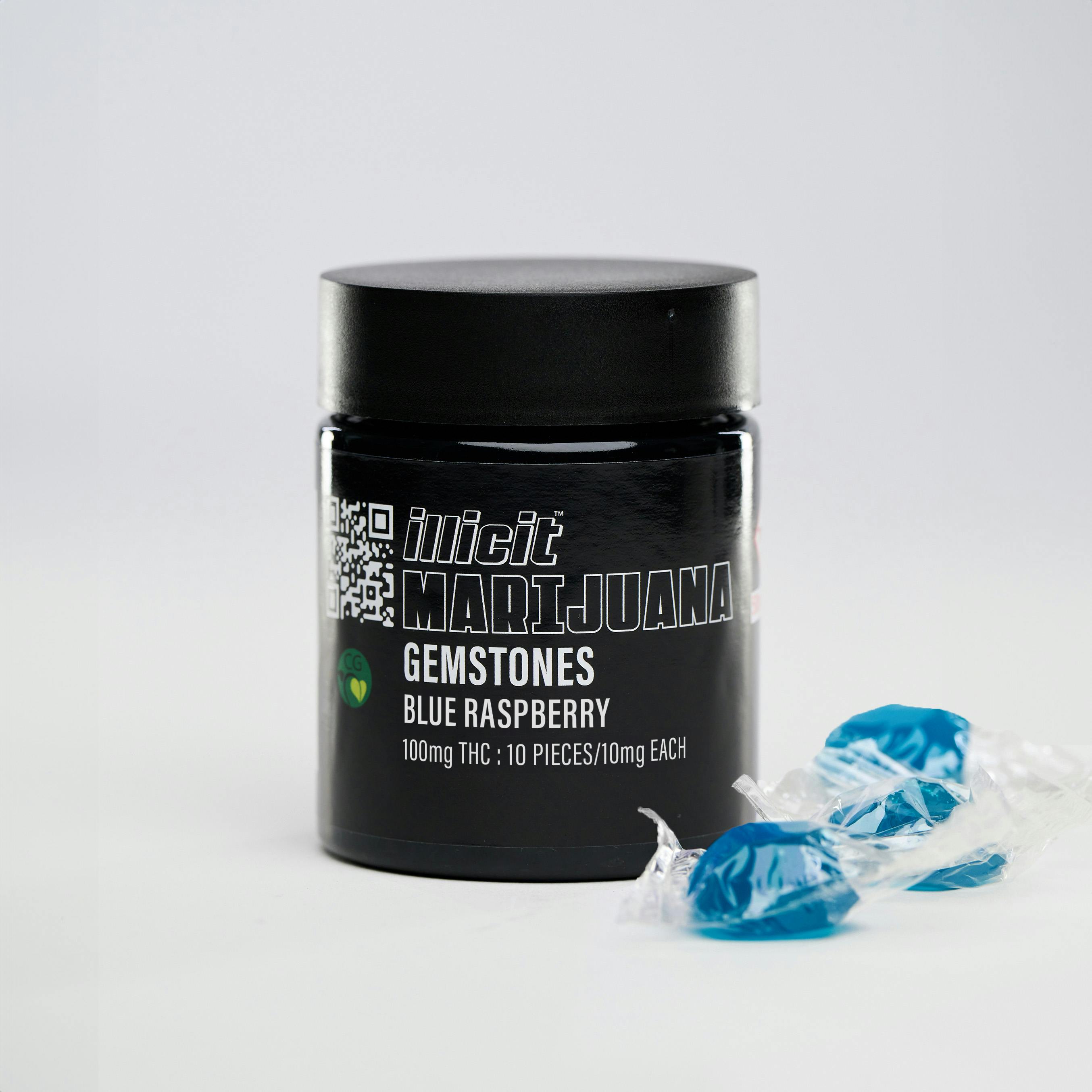 Buy Honeybee Blue Raspberry | 1:1 THC:CBD | Gumdrops 100mg Online