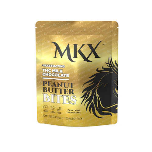MKX - 200mg Chocolate Bites - Milk Chocolate Peanut Butter