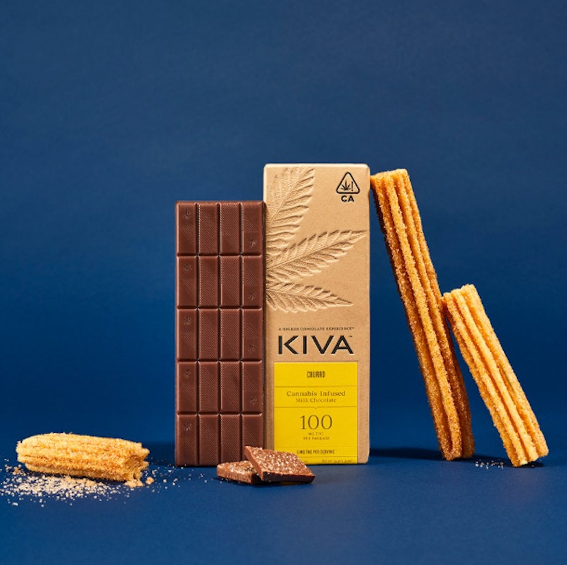 Kiva | 200mg THC Chocolate Bar | Churro