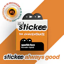 STICKEE | Sparkle Face | Hybrid | Live Resin Concentrate | 5G - CONCENTRATES by Stickee at King of Budz