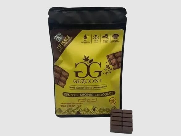 Gezoont Goodies Kenny's Kronic 100mg Mega Chocolate Brick - The