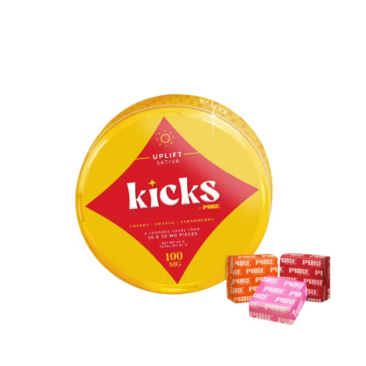 KICKS UPLIFT .1g Edibles | Pure |
