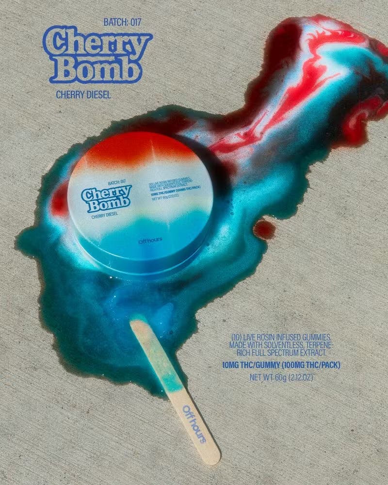 Cherry Bomb Rosin Gummies 10pk | THC Edible, Cannabis Gummy, Recreational  Marijuana | Buy at Terp Bros Ozone Park Dispensary | Howard Beach, Richmond  Hill, Woodhaven, Lindenwood