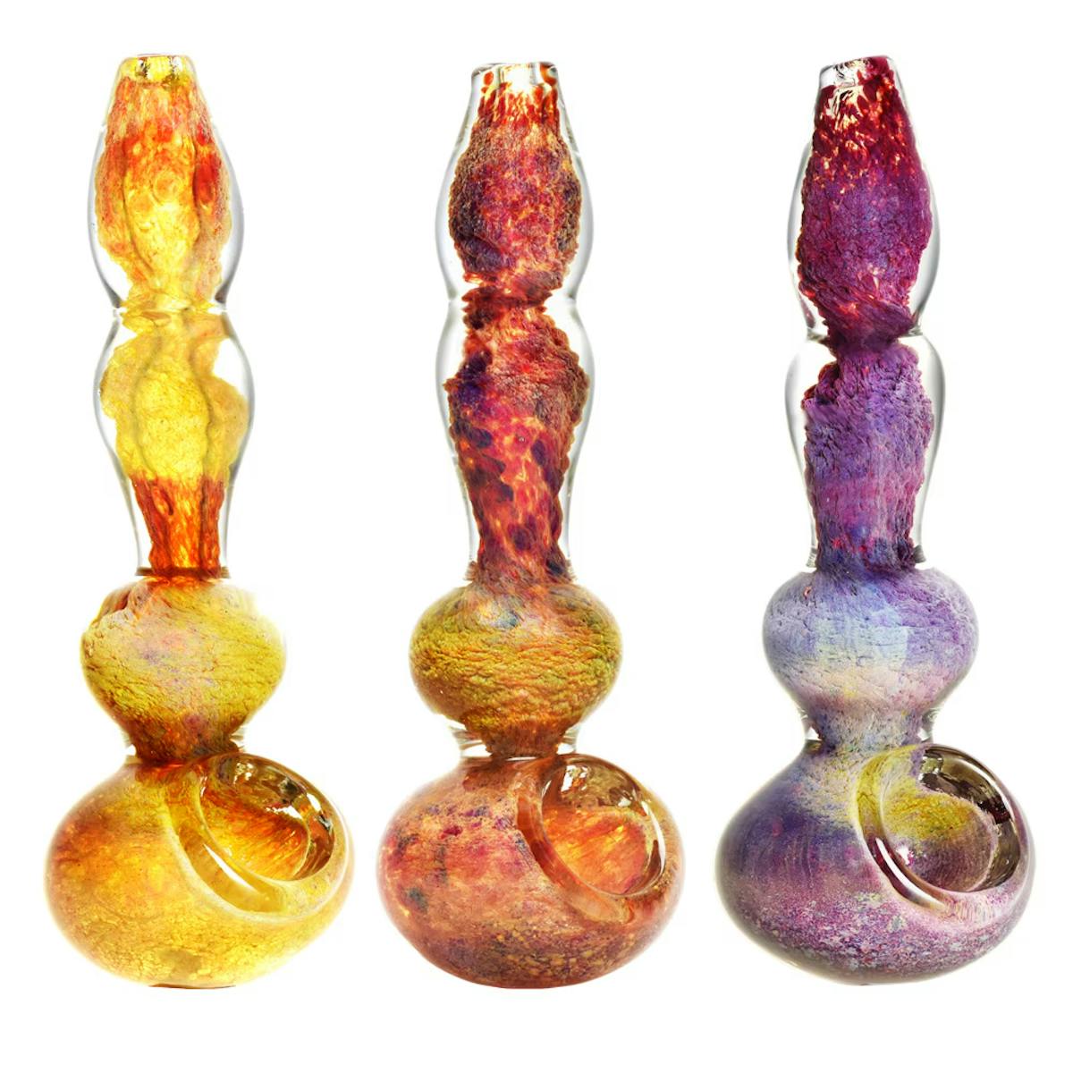 Photo of Glass Hand Pipe 5″ Colors vary