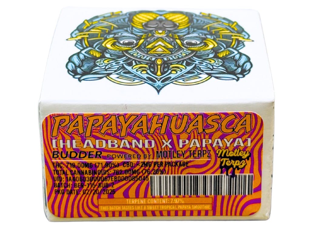 PAPAYAHUASCA LIVE RESIN BUDDER