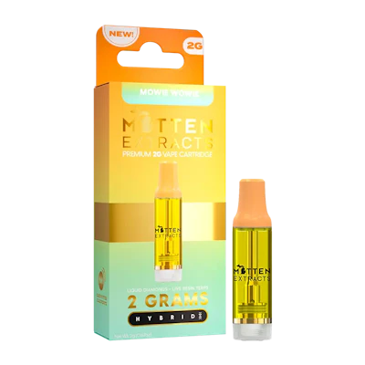 Mitten Extracts - 2g Cart - Mowie Wowie (H) - CARTRIDGES by Mitten Extracts at King of Budz