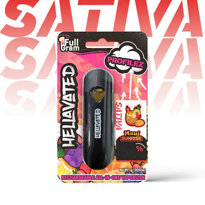 Maui Sunrise Cloud Bar Rechargeable Disposable 1g 1g Vaporizers