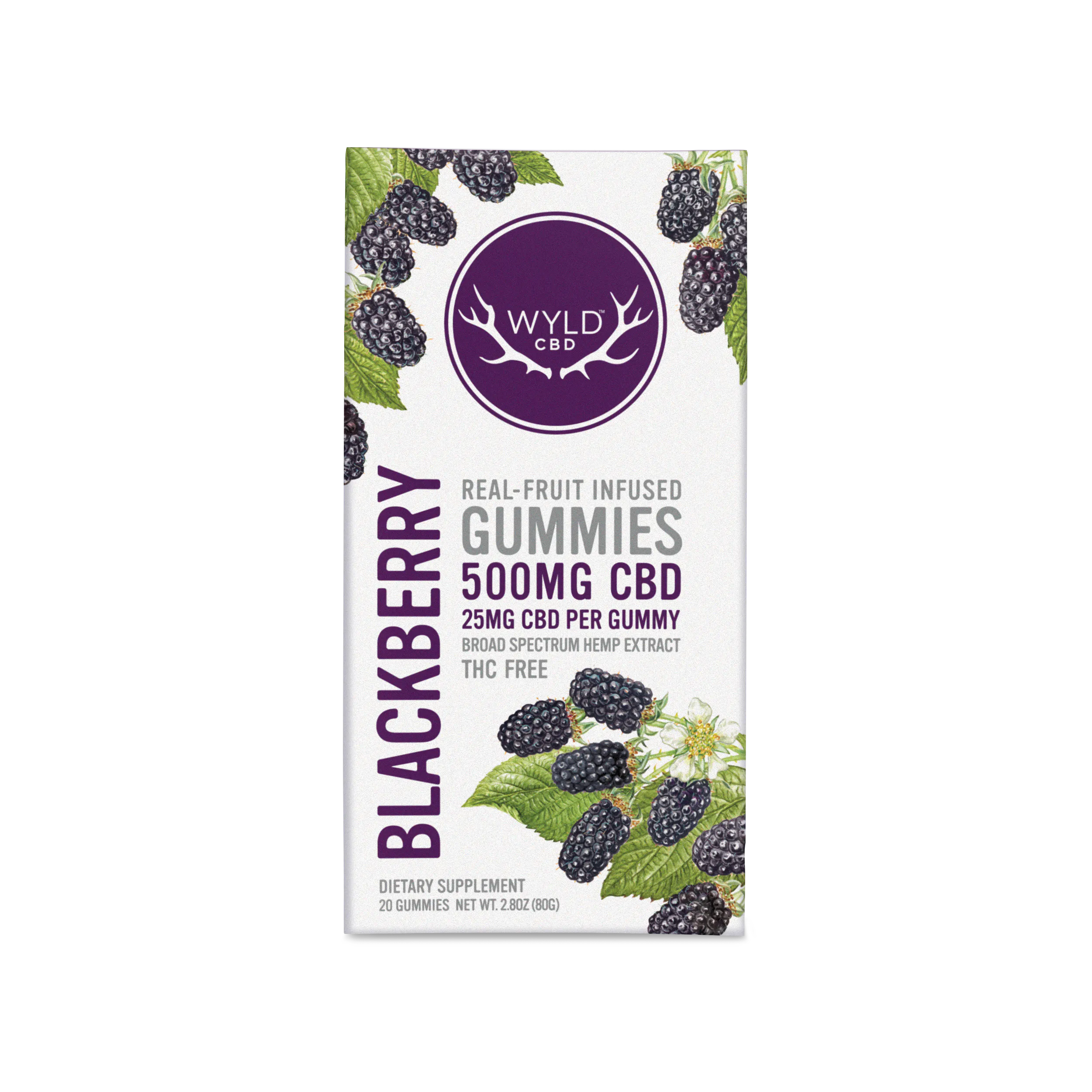 Hemp Gummies - CBD:500mg - 20pk - Blackberry | Nectar - Beaverton