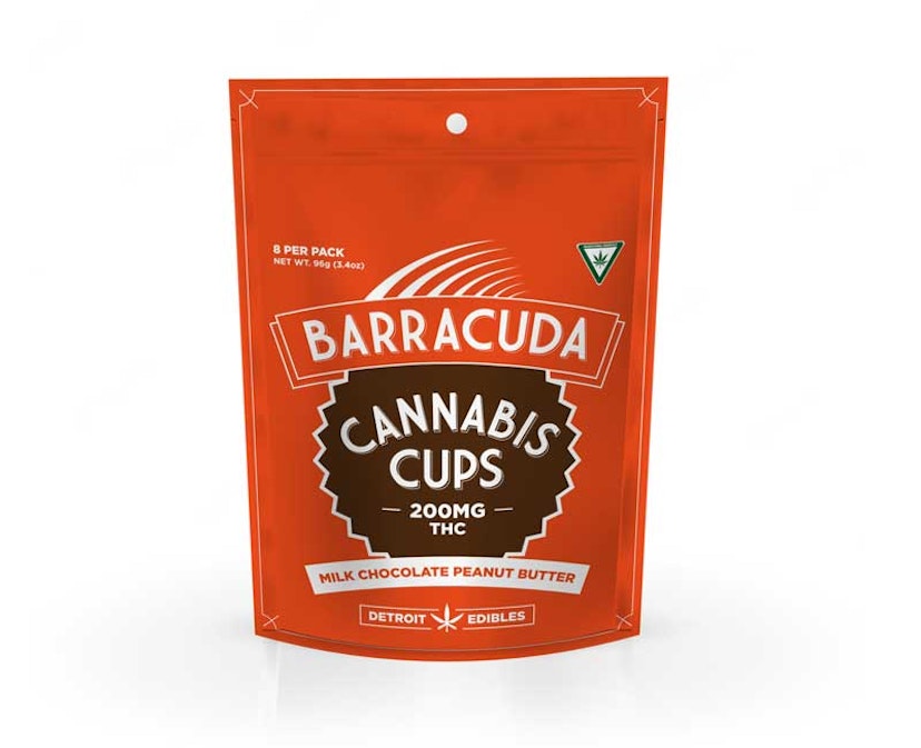 Barracuda 200mg Cups Milk Chocolate Peanut Butter