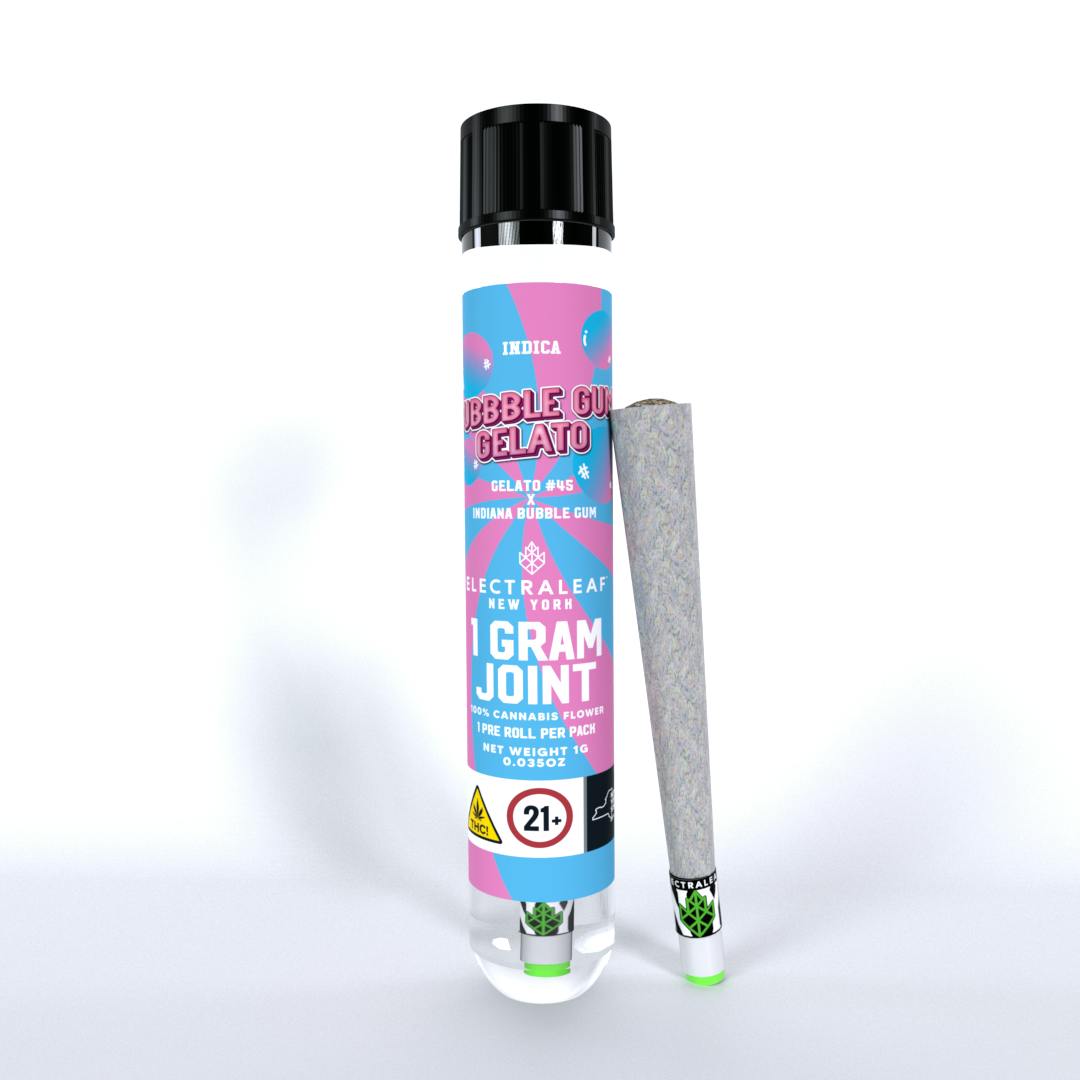 Electraleaf Bubble Gum Gelato Preroll 1g Sacred Bloom Cannabis