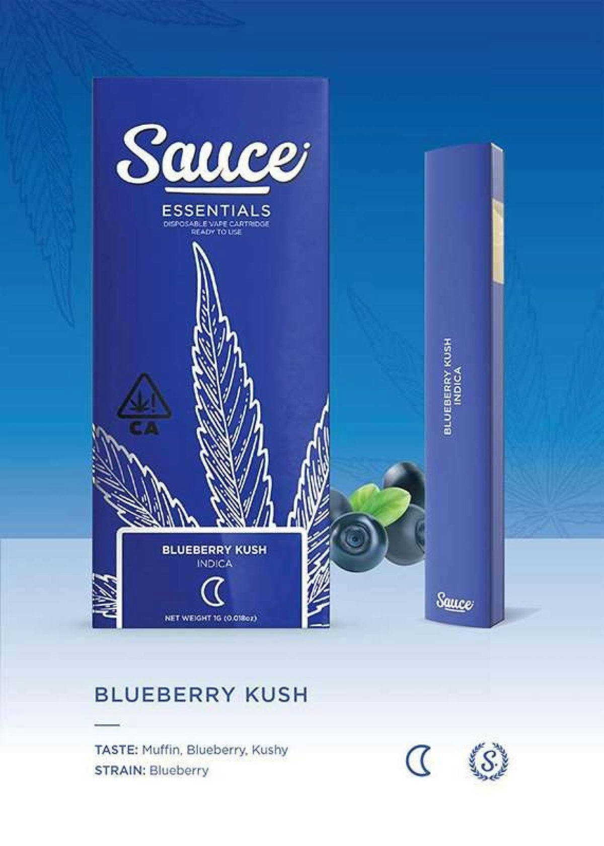 vape pen blueberry Sauce Essentials | Blueberry Kush Disposable | Grand Rapids, MI Dispensary