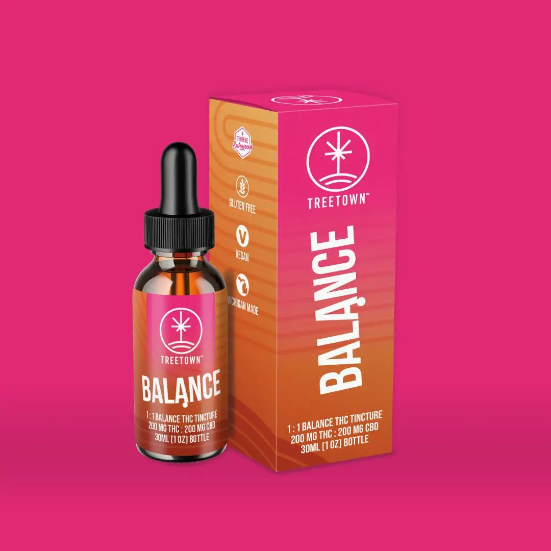 Treetown - 200mg THC : 200mg CBD - Tincture