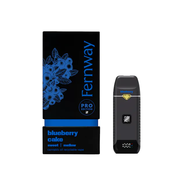 Fernway Disposable PRO Blueberry Cake 1g (indica, disposables)