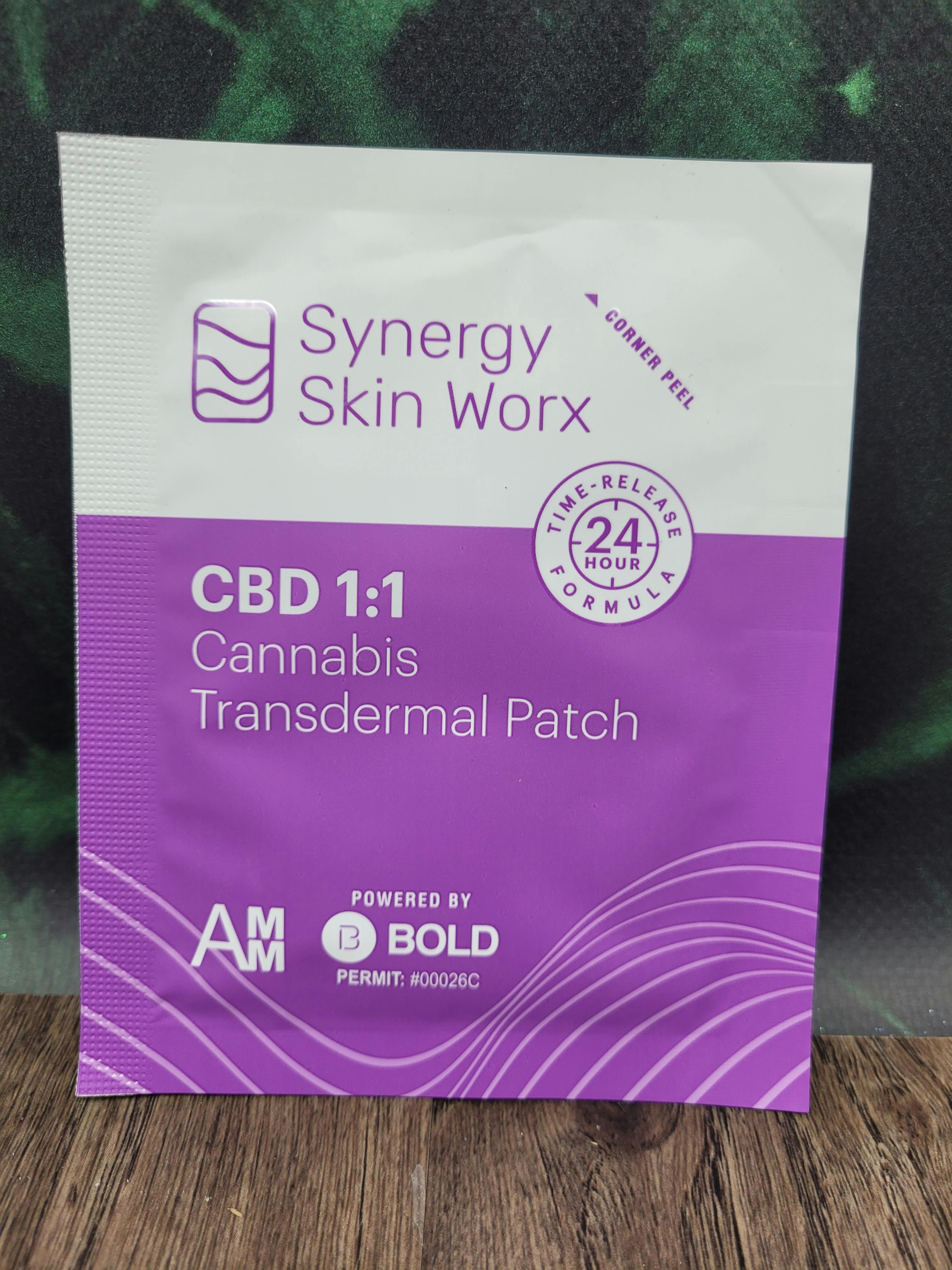 Bold Synergy Worx Patch CBD THC 1 1 Arkansas Natural Products