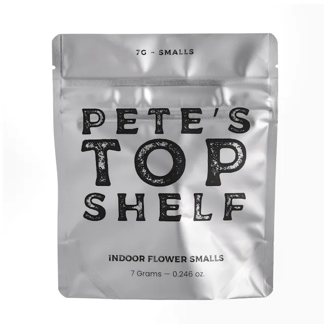 Pete's Farmstand Smalls Redeye Jedi 7g (indica hybrid, small buds)