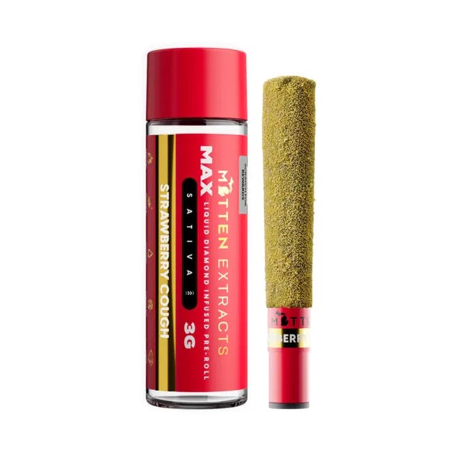 Mitten Extracts - 3g Infused Preroll - Strawberry Cough (S)