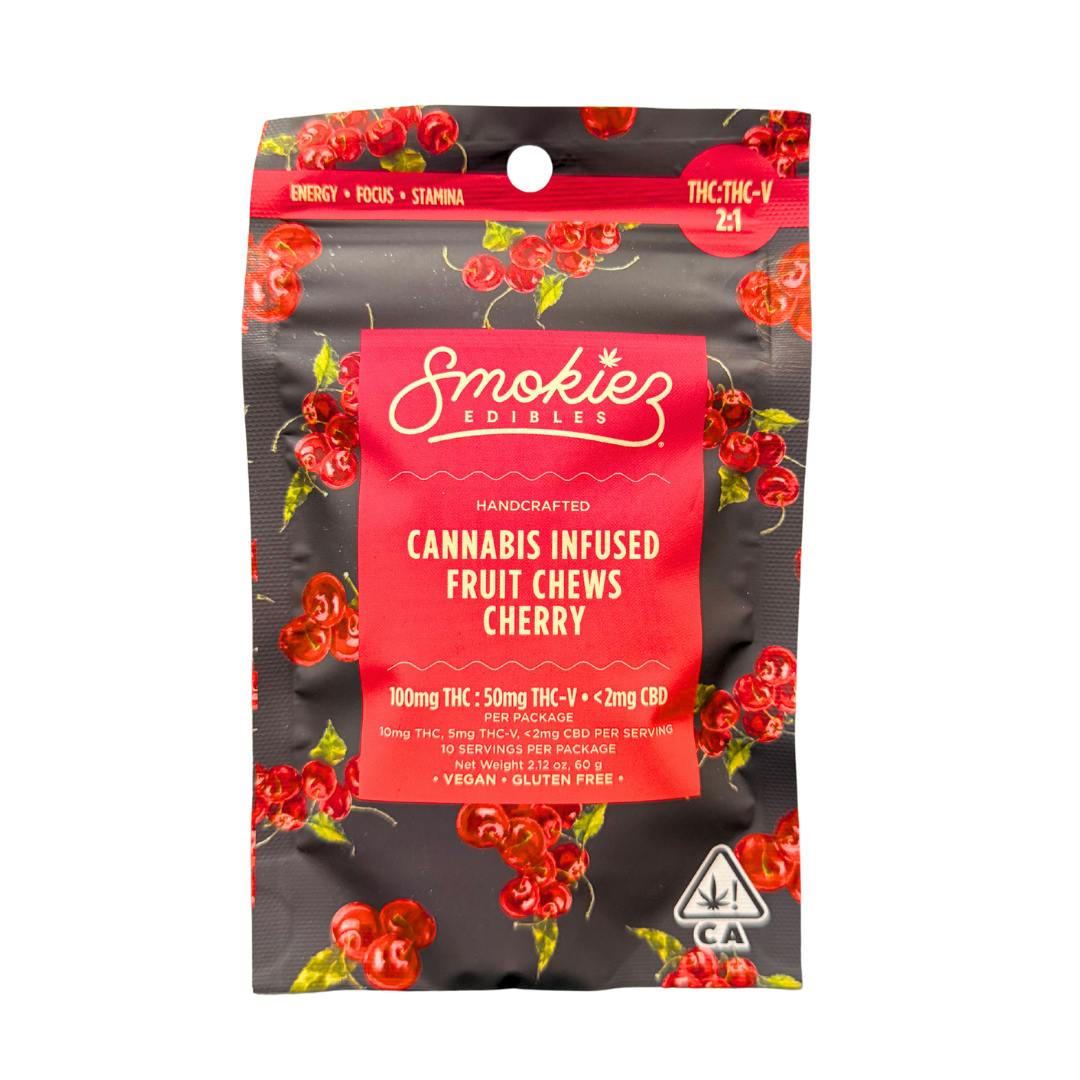 SOUR CHERRY FRUIT CHEWS (2:1 THV/THC)