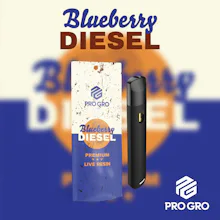 Pro Gro - 1g Live Resin Disposable - Blueberry Diesel